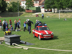 Členové SDH v akci